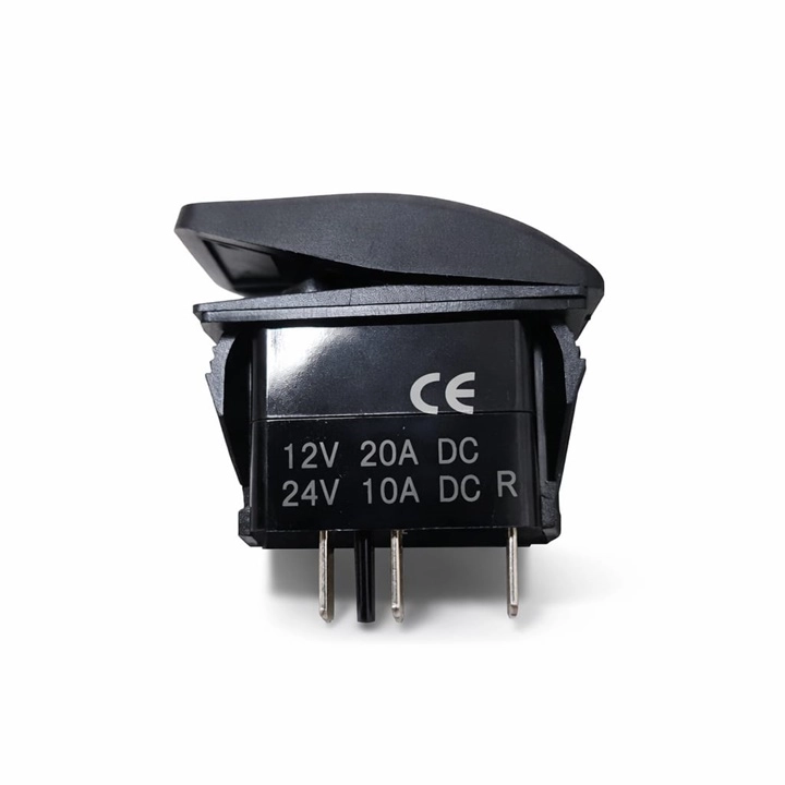MR-134M-S12 MARİN SWİTCH ON-OFF 12-24V 3 BACAKLI KIRMIZI SİLECEK