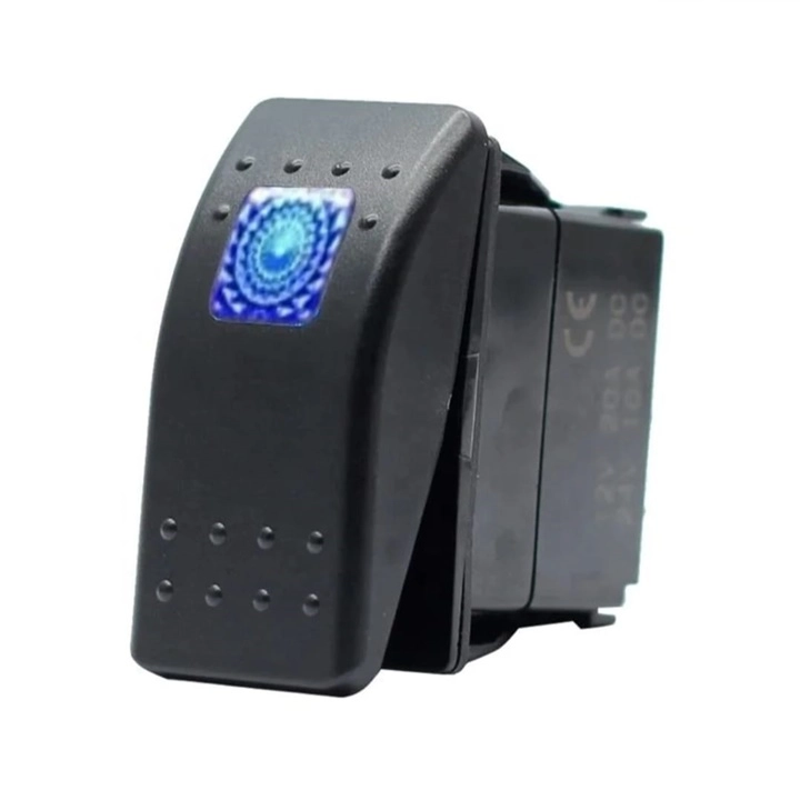 MR-134M MARİN SWİTCH MAVİ IŞIKLI ON-OFF 12-24V 3 BACAKLI ANAHTAR