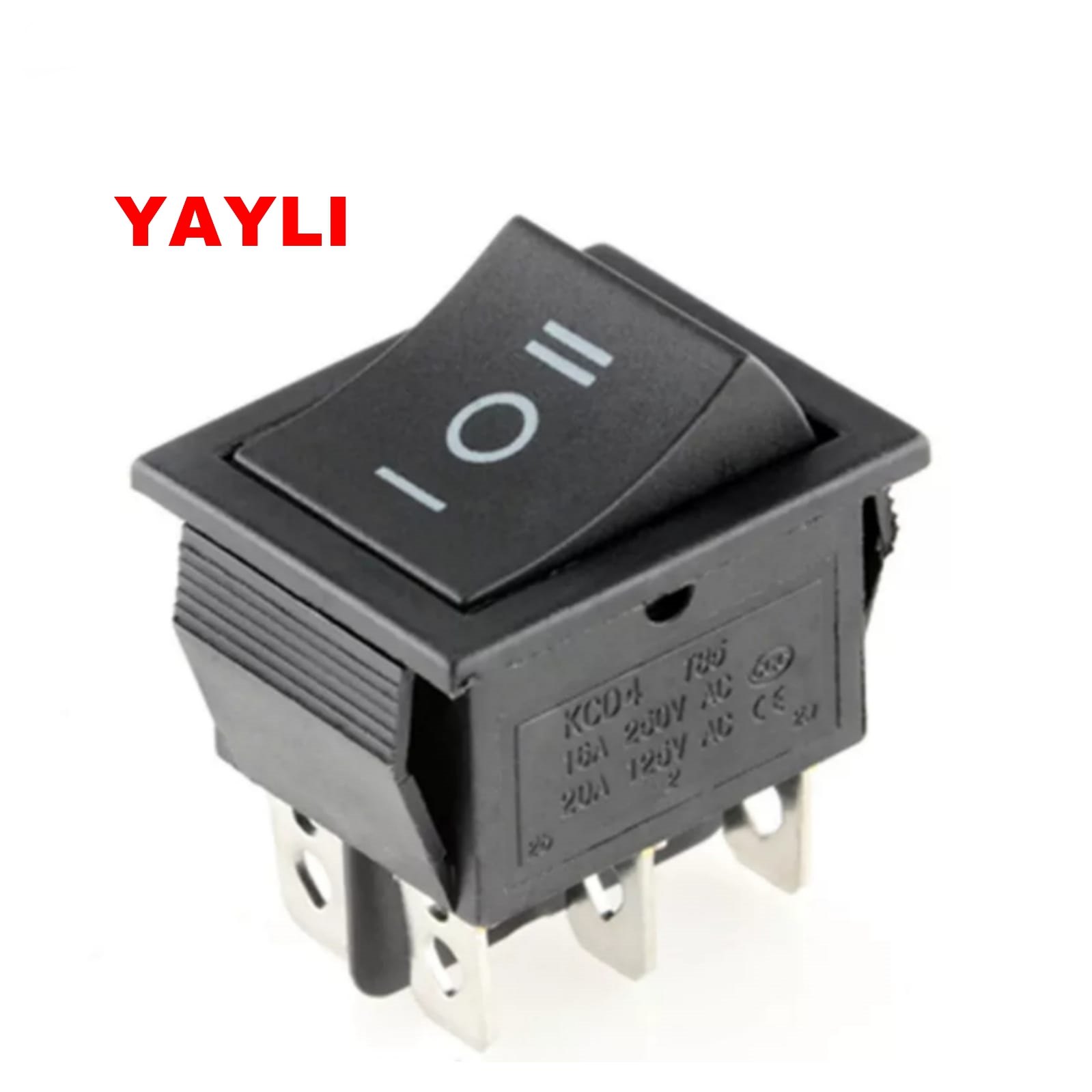 MR-110 GENİŞ IŞIKSIZ ANAHTAR (ON)-OFF-(ON) 6P YAYLI