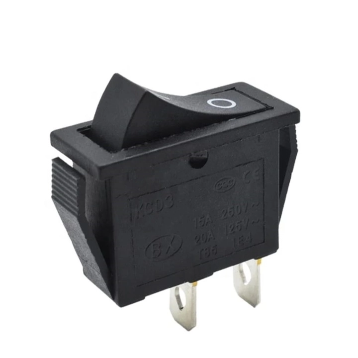 MR-114 SINGLE NARROW BLACK WITHOUT LIGHT SWITCH ON-OFF 2P