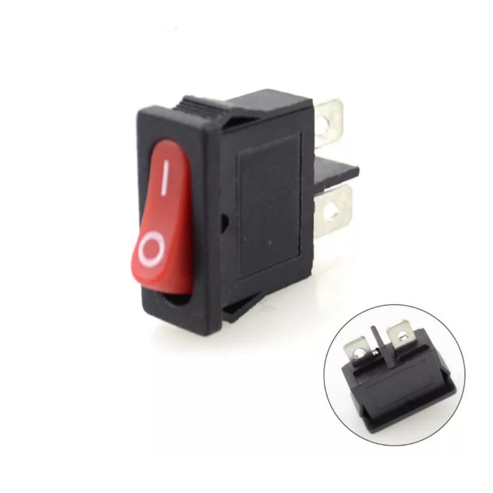 MR-117A MİNİ (S) TEKLİ DAR KIRMIZI IŞIKSIZ ANAHTAR ON-OFF 2P