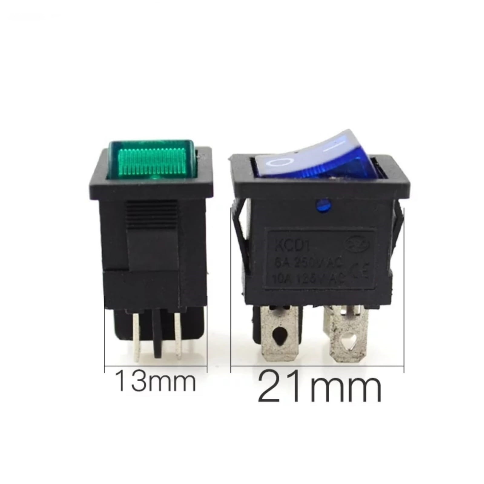 MR-119 MİNİ KIRMIZI IŞIKLI ANAHTAR ON-OFF 4P