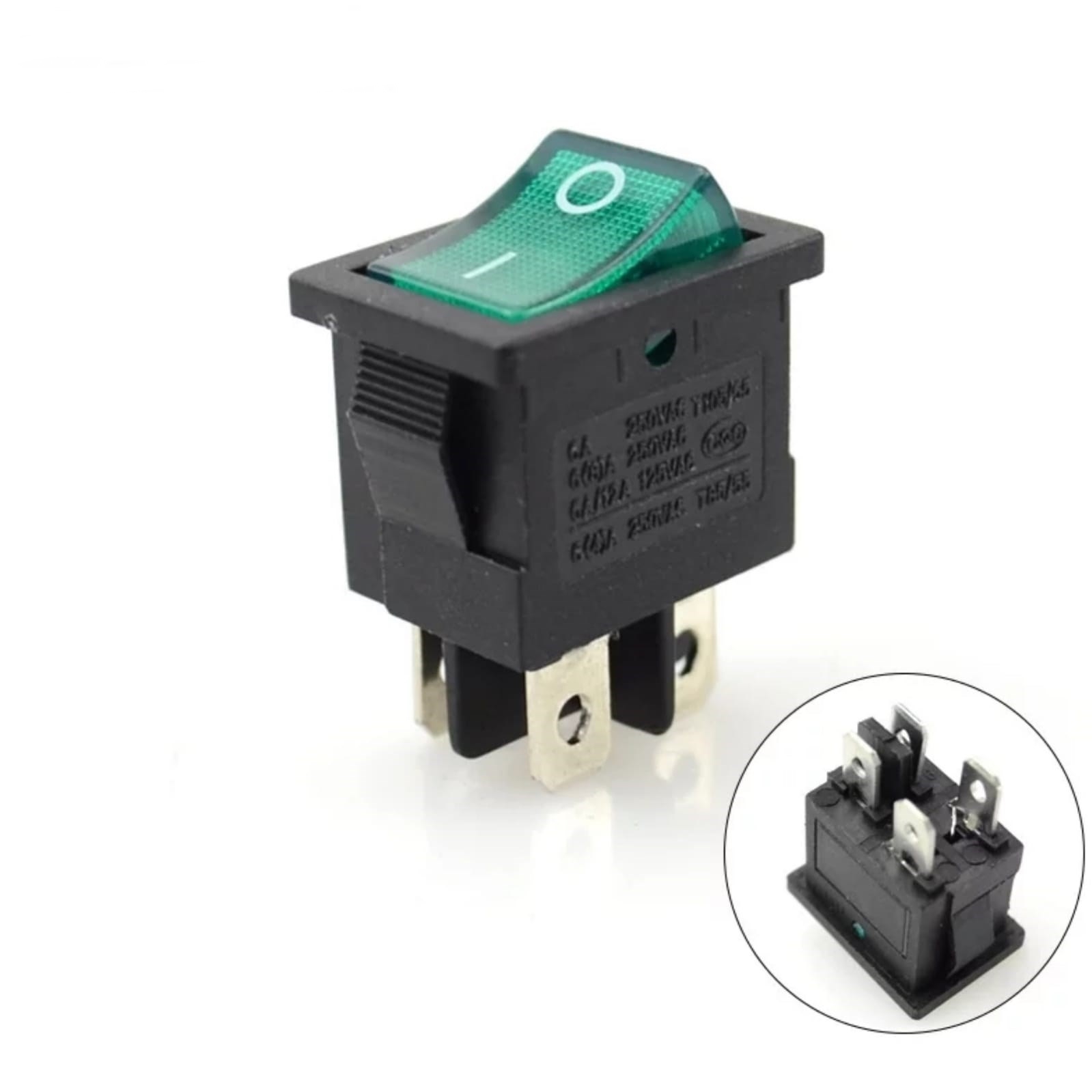 MR-119 MİNİ KIRMIZI IŞIKLI ANAHTAR ON-OFF 4P