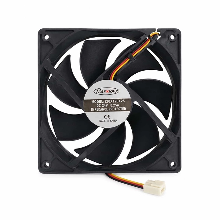 120X120X25 DC 24VOLT 12CM 25MM FAN 24V 3P 0.25A 3 UÇLU