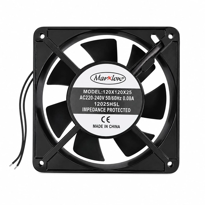 120X120X25MM 12CM 25MM 0.08A 220V AC 2P FAN