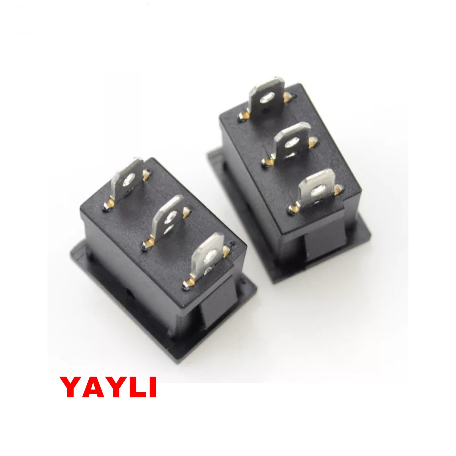 MR-125 MİNİ SİYAH IŞIKSIZ ANAHTAR (ON)-OFF 3 BACAKLI YAYLI