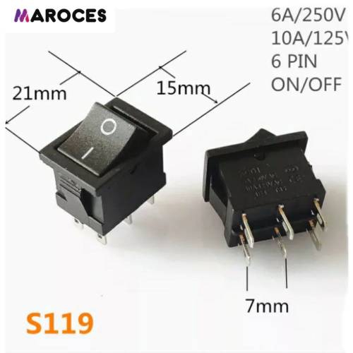 MR-121-6 YÜKSELTİCİ ANAHTARI SİYAH IŞIKSIZ 6 BACAKLI