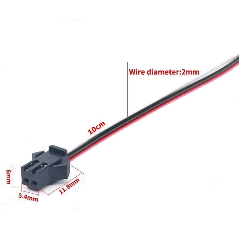 MR-261J JST SM 2P KABLOLU KONNEKTOR DİŞİ ERKEK TAKIM 10cm