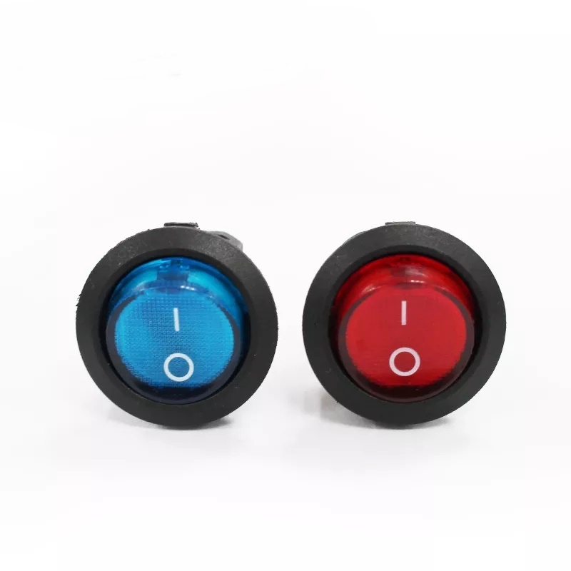 1 ADET KIRMIZI 1 ADET MAVİ 12V MARİN 20MM ANAHTAR