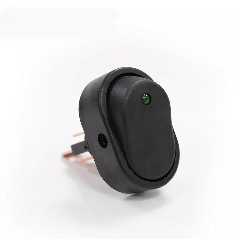MR-132A-2 OVAL ASW SERİSİ 12V 20AMPER LEDLİ ON-OFF ANAHTAR SARI