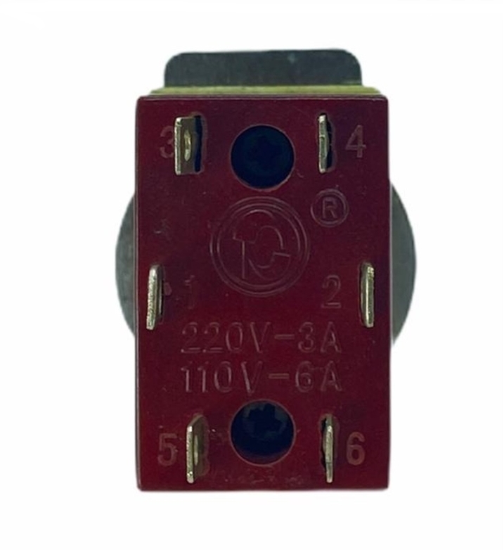 MR-151 12mm TOGGLE SWITCH ORTA BOY ON-OFF 6 BACAKLI
