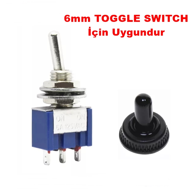 MR-161A TOGGLE SWITCH PROTECTION COVER 6mm WATER PROOF CAP