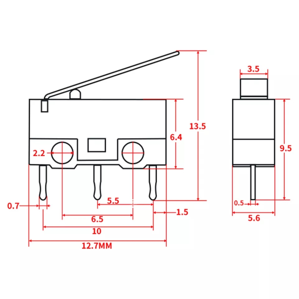 MR-162 MİNİ MICRO SWITCH (PALETLİ)