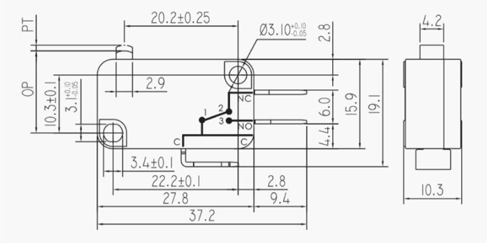MR-170-0 MICRO SWITCH PALETSİZ  