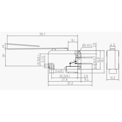 MR-170 MICRO SWITCH UZUN PALETLİ