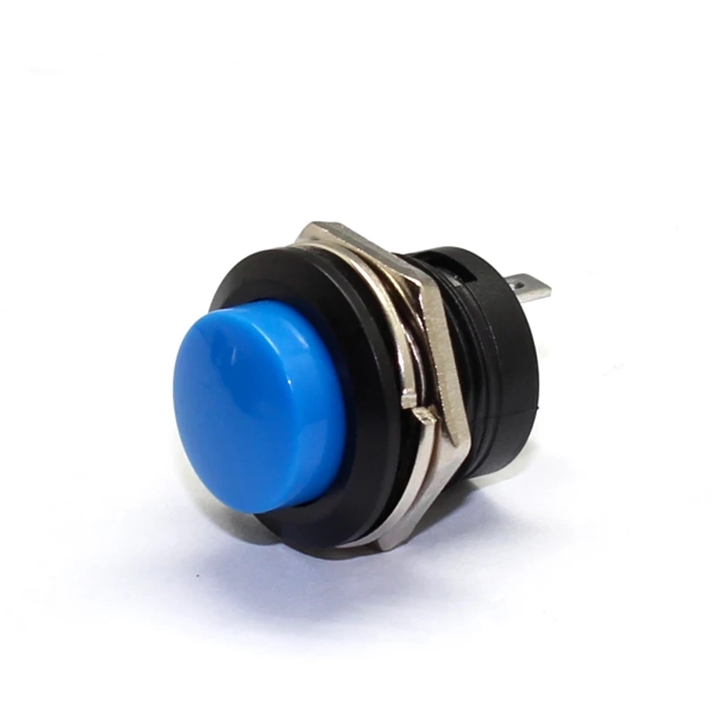 MR-180A 16mm BASMALI KALMASIZ BUTON PLASTİK KIRMIZI