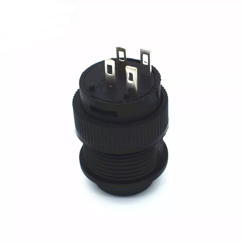MR-180B 16MM YAYLI BUTON KALMASIZ KIRMIZI 3V LEDLİ PLASTİK