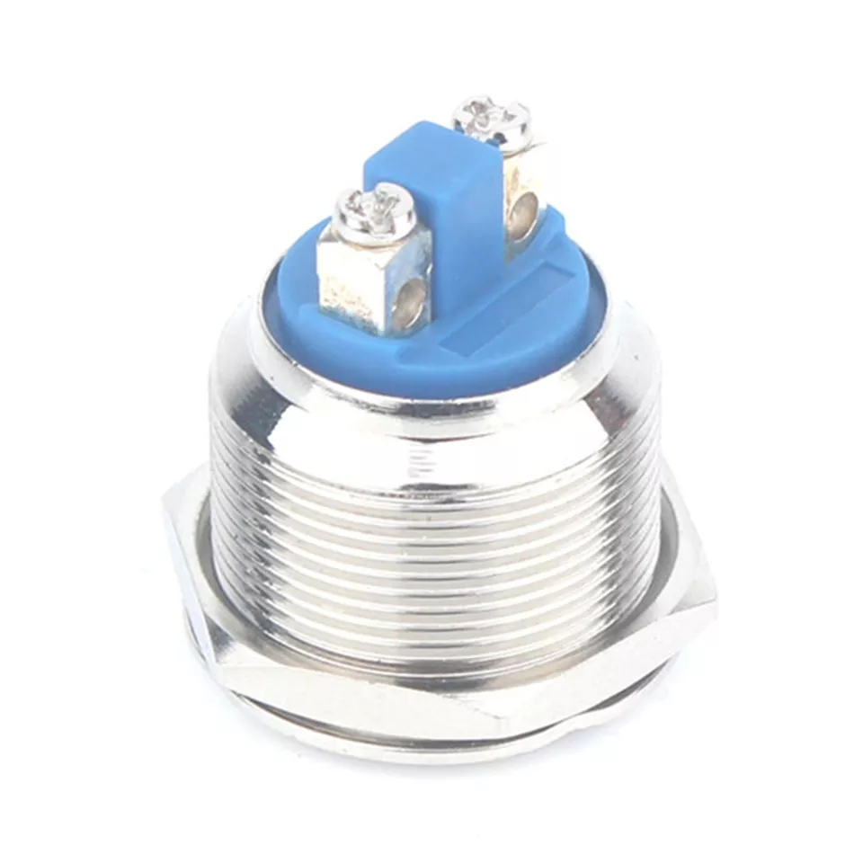 MR-182 19mm METAL KALMASIZ BUTON BOMBESİZ DÜZ BUTON (PBS28B-2) (D98)