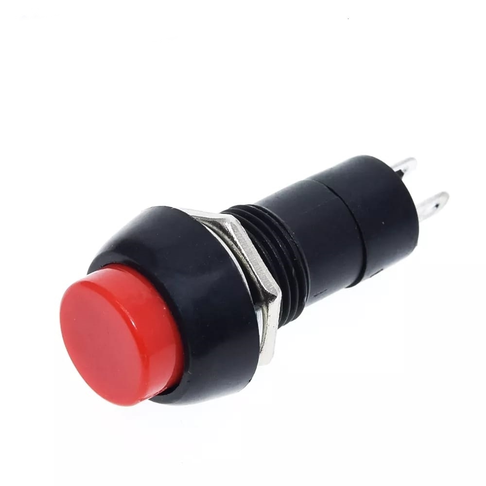 MR-185 12mm KIRMIZI KALMALI PLASTİK BUTON (PBS11A)