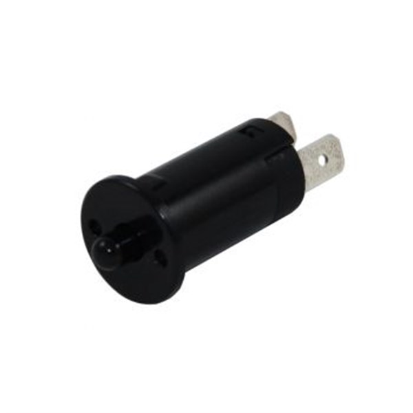 MR-187A Kapak Switch 12mm (Ters) Normalde Kapalı Kontak﻿﻿ Siyah