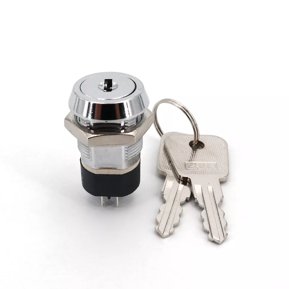 MR-195C 19MM SWITCH WITH KEY METAL KEY (0-1) 19mm