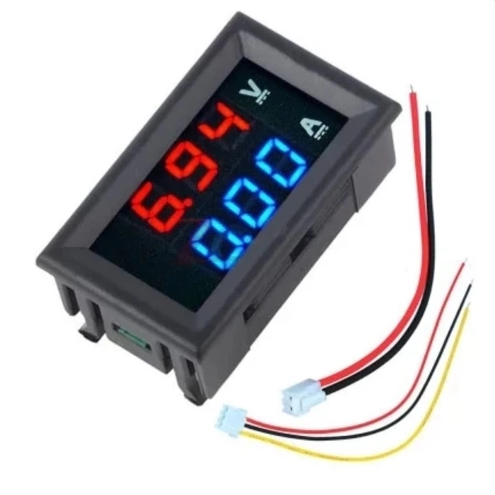 DİJİTAL VOLT-AMPERMETRE DC 3-100V 0-10A