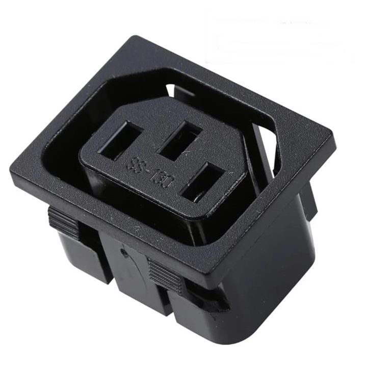 MR-212D BİLGİSAYAR POWER SOKET DİŞİ KULAKSIZ C15 FİŞ SÖKETİ