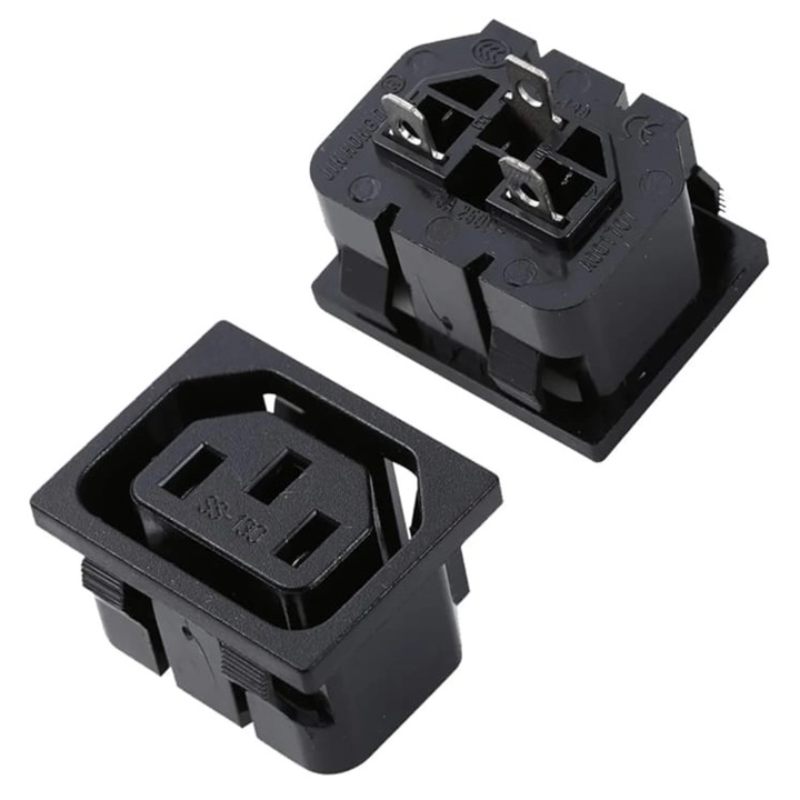 MR-212D BİLGİSAYAR POWER SOKET DİŞİ KULAKSIZ C15 FİŞ SÖKETİ