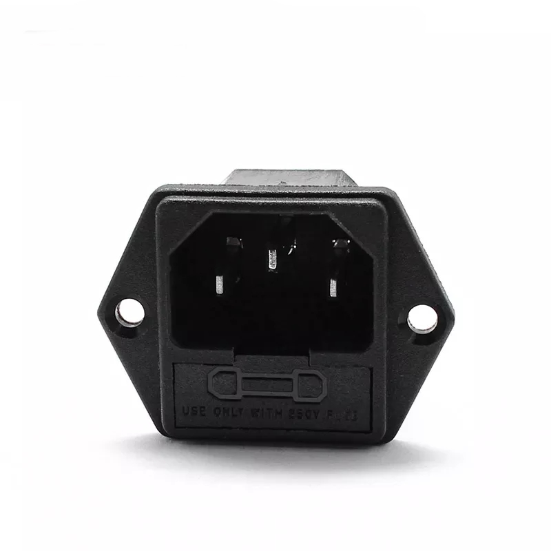 MR-213 POWER SOKET ERKEK FUSELİ SİGORTALI KULAKLI