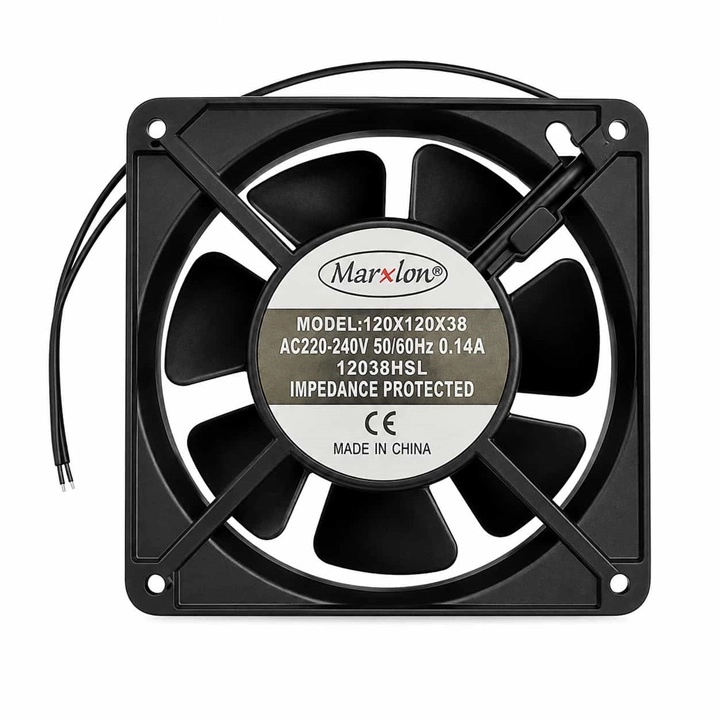 120x120x38MM 12CM 38MM 0.14A 220V AC 2P FAN