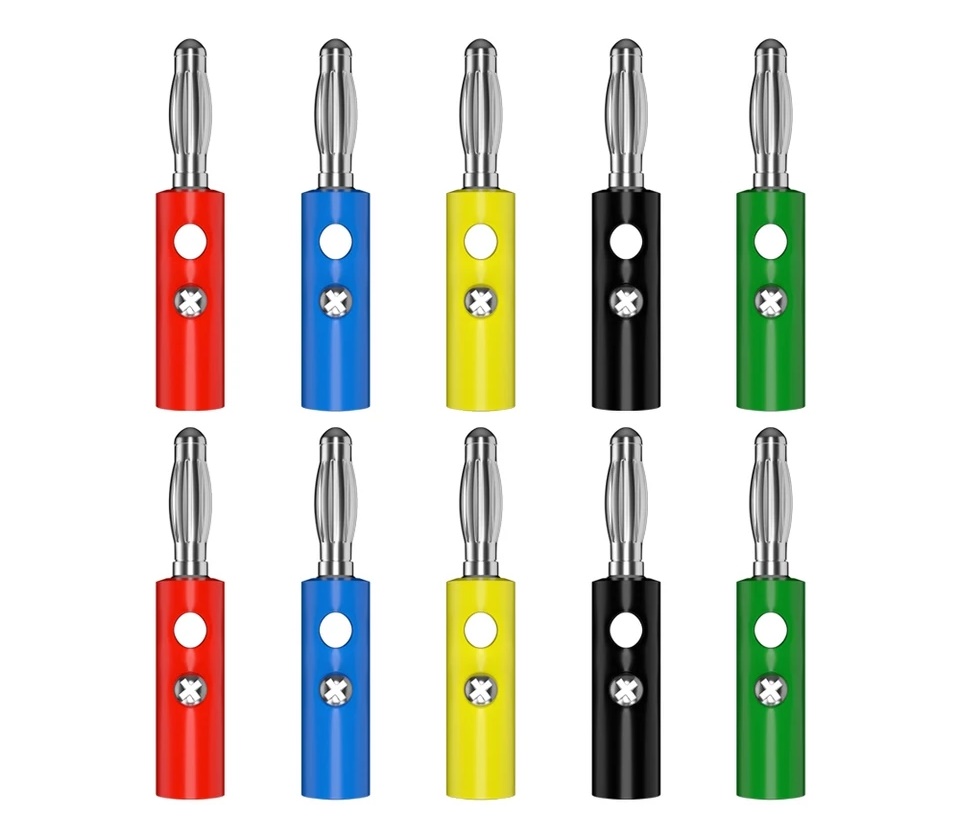 10 ADET RENKLİ MR-238A 4MM BANAN JAK (CX-03)