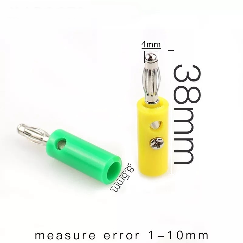 10 ADET RENKLİ MR-238A 4MM BANAN JAK (CX-03)