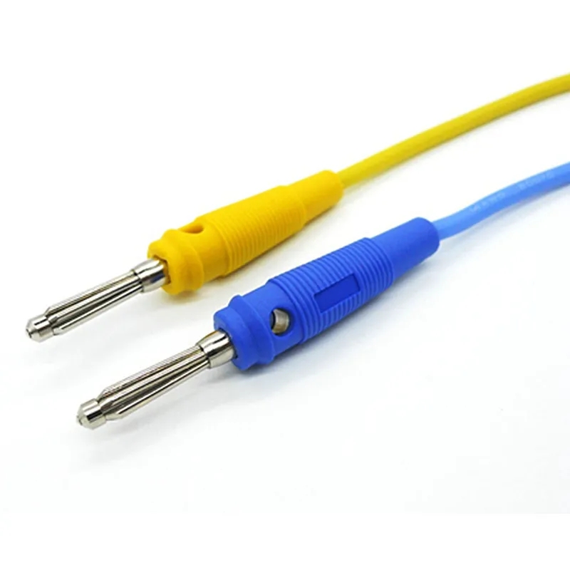 5 ADET RENKLİ 4MM SİLİKONLU BANAN JAK 