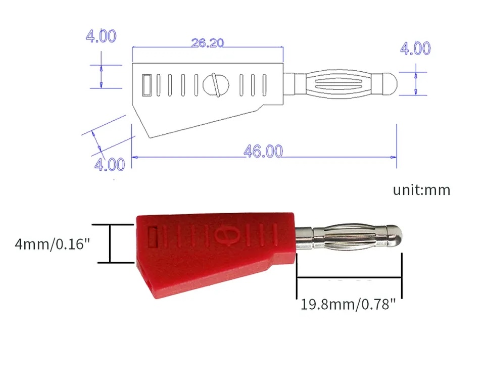 10 ADET 4MM ÜÇGEN SARI BANAN JAK FİŞ