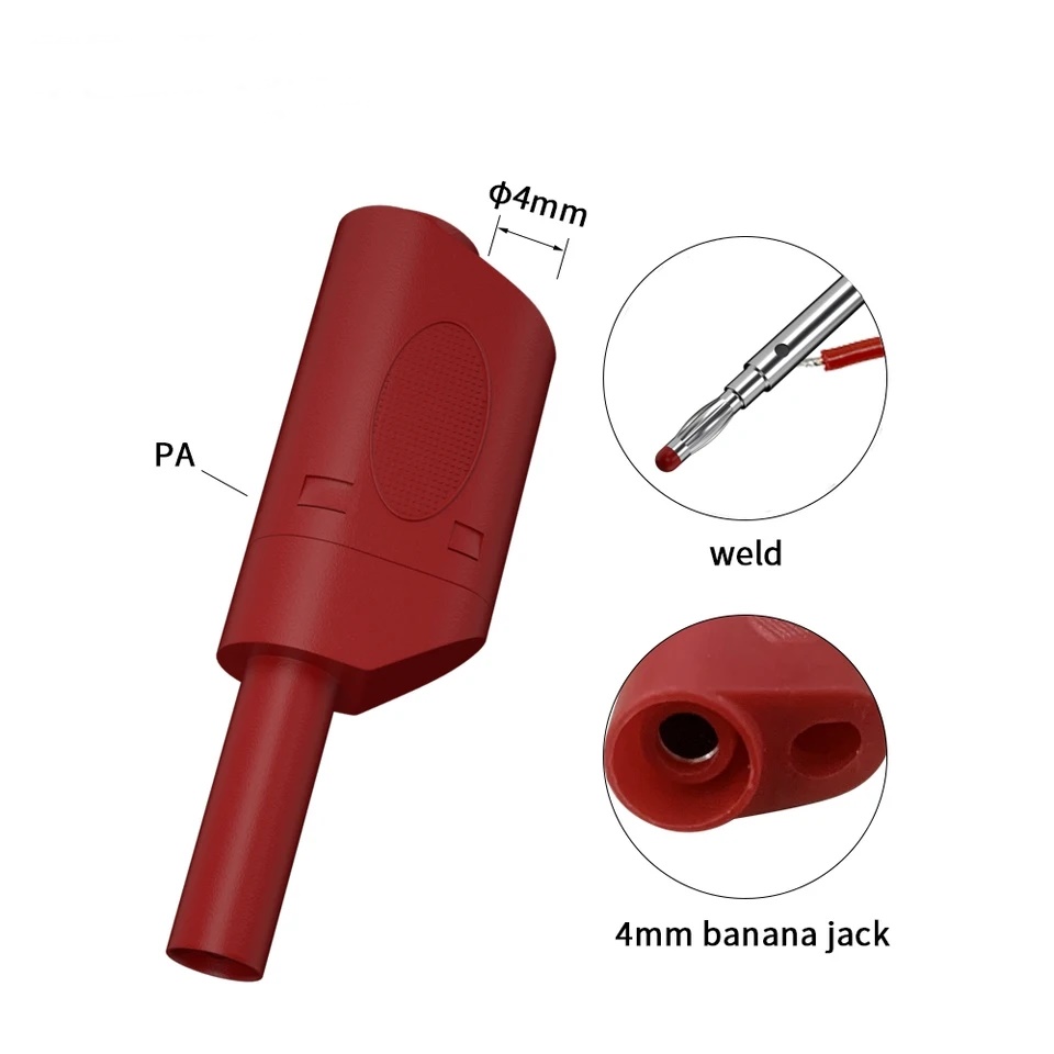 MR-238E 4MM KORUMALI TİP BANAN JAK FİŞ SARI