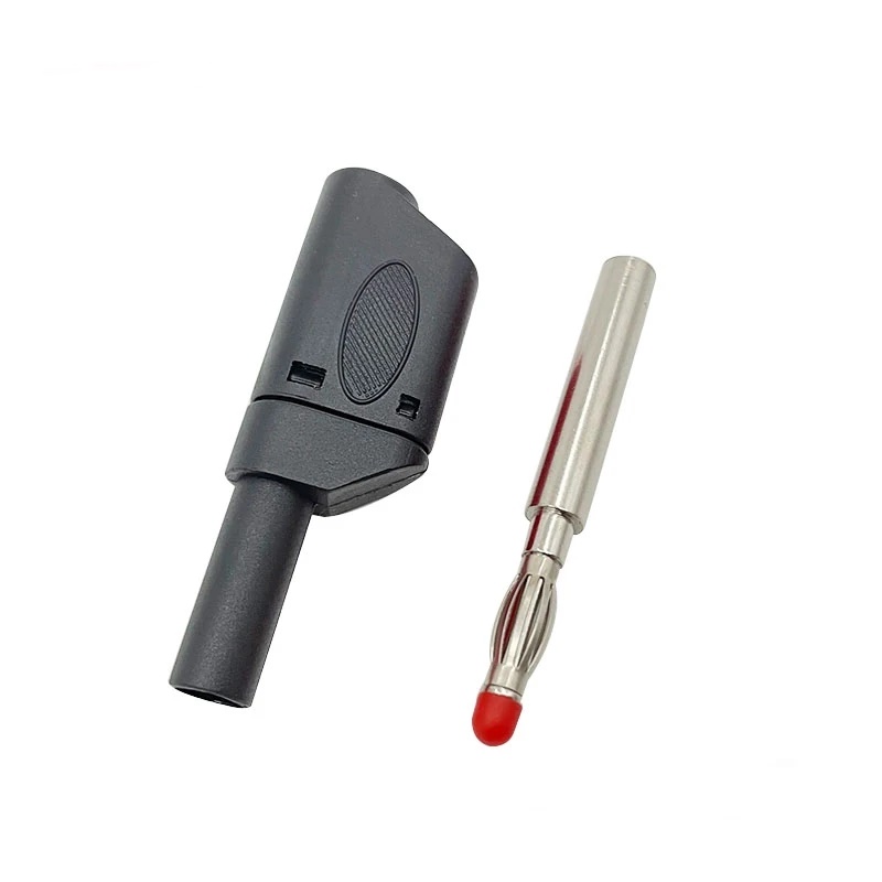 MR-238E 4MM KORUMALI TİP BANAN JAK FİŞ SİYAH