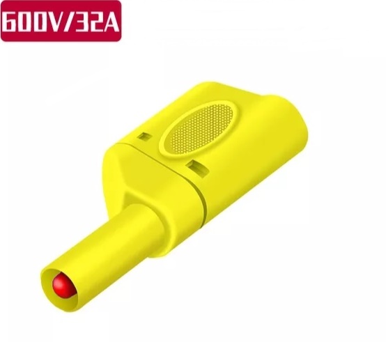 MR-238E 4MM KORUMALI TİP BANAN JAK FİŞ SARI