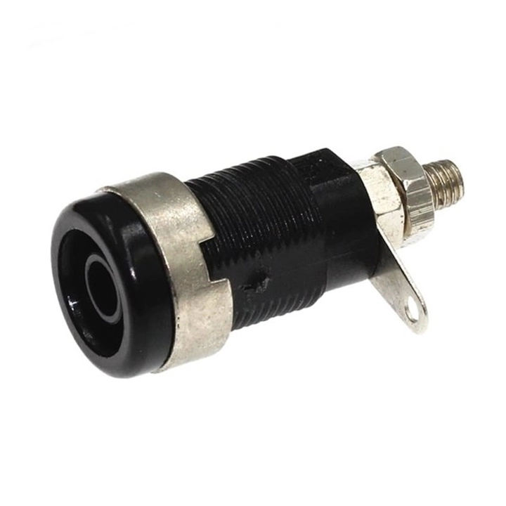 MR-239B 4MM BORN KLEMENS BÜYÜK GÖMME TİP VİDA BACAK SİYAH