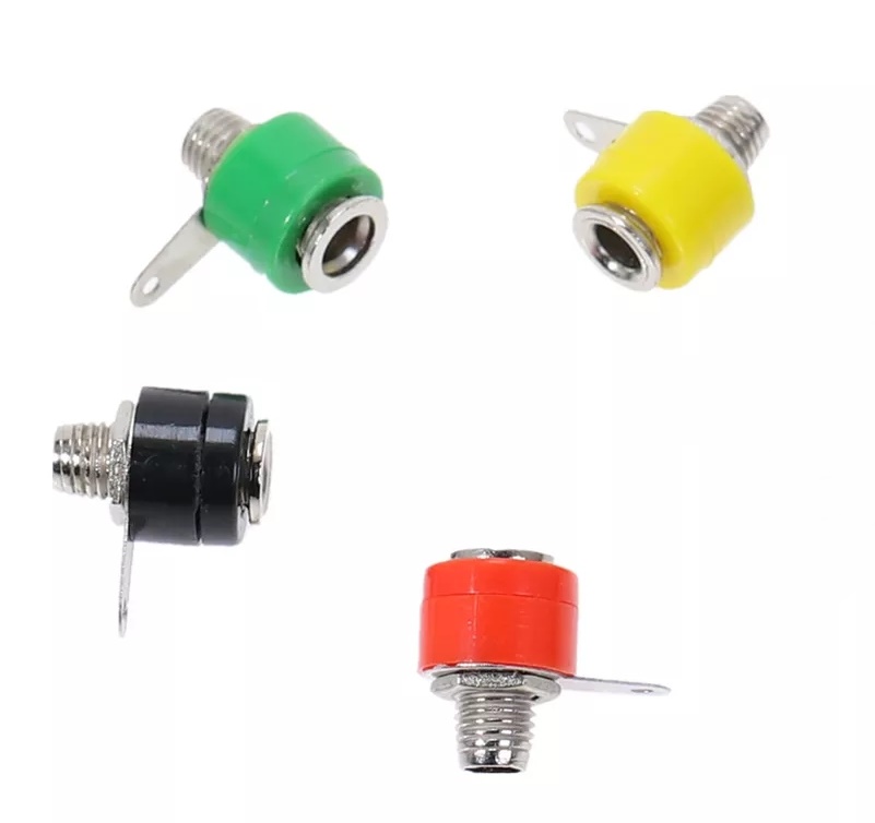 4 ADET RENKLİ 4MM KÜÇÜK BOY BORN KLEMENS