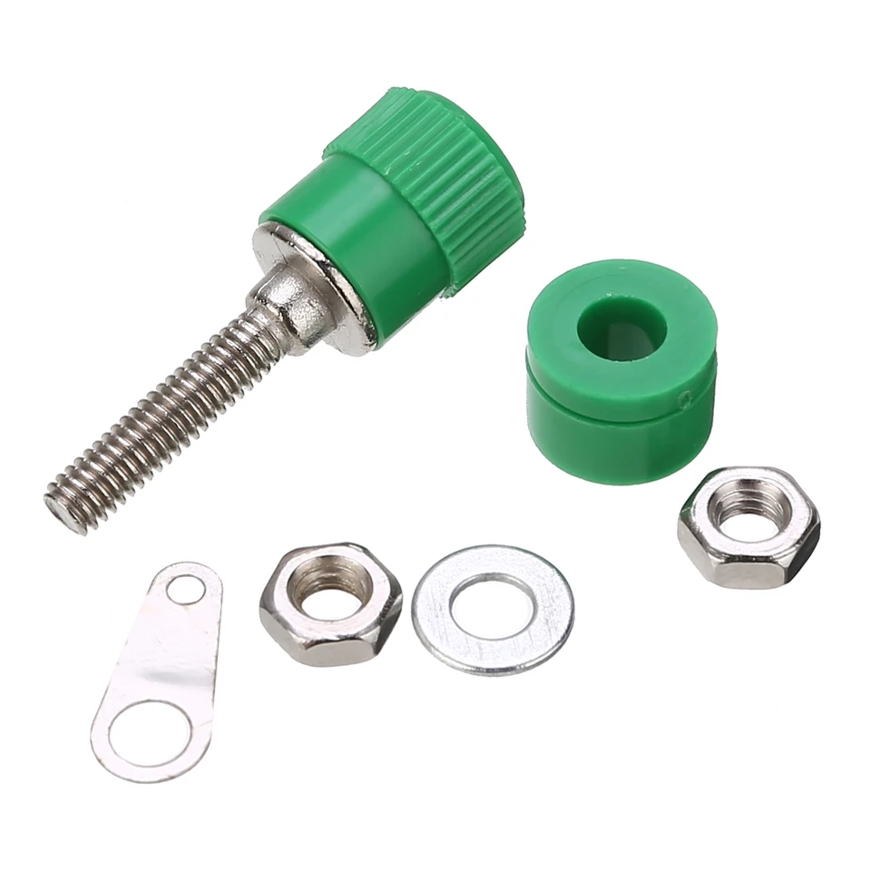 10 ADET RENKLİ 4MM ORTA BOY BORN KLEMENS