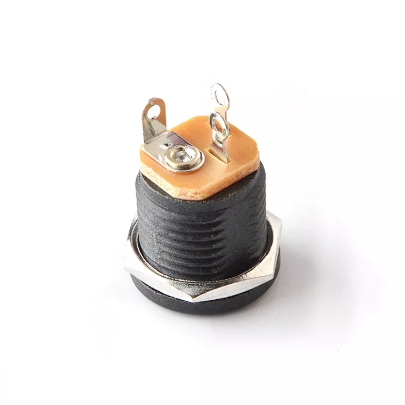 MR-258 DC ŞASE 2.5mm YUVARLAK SOMUNLU 5.5x2.5mm