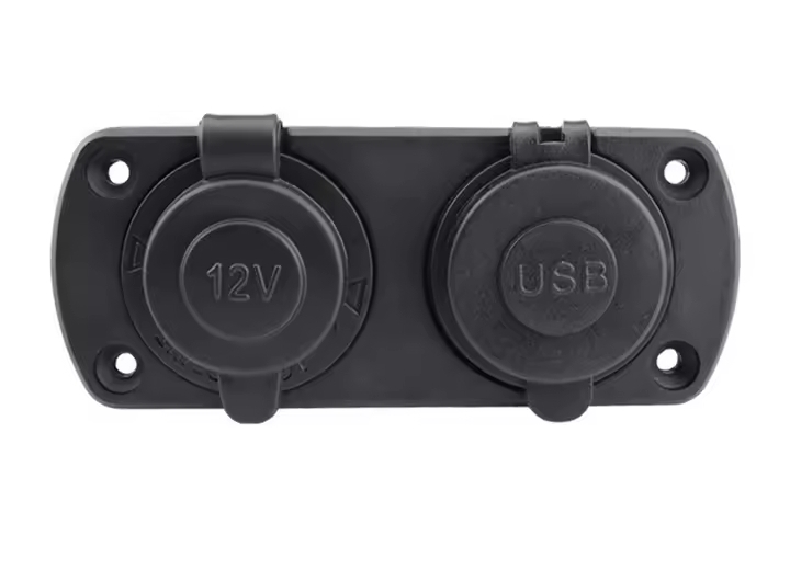 USB ŞARJ CİHAZI 1A 2.1A DİJİTAL VOLTMETRE GÖSTERGELİ ÇAKMAKLIK 12V 24V PANO TİP ÇAKMAK ŞARJ SÖKETİ