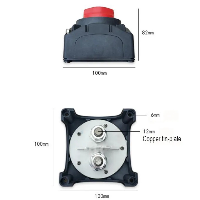 MR-275D-1 AKÜ DEVRE KESİCİ ŞALTERİ 600A 2P 12-48V ON-OFF 600 AMPER