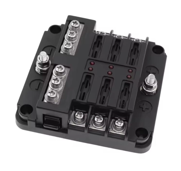 MR-276B-6 SİGORTA KUTUSU 6 LI LED İKAZ IŞIKLI ŞASE BARELİ