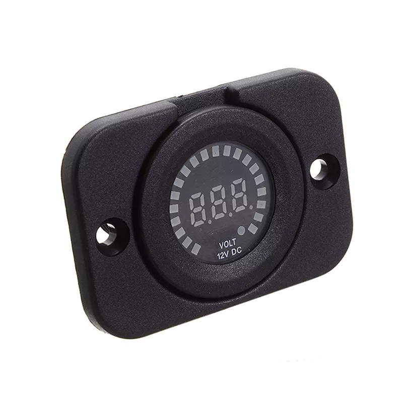 PANO TİP ARAÇ İÇİ VOLT GÖSTEREN DİJİTAL VOLTMETRE 12V DC