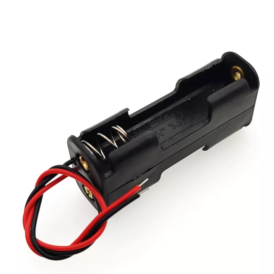 IC-233 2 Lİ KALEM PİL YUVASI İKİLİ SIRT SIRTA (AA)