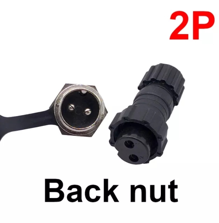 MR-261N 2 PİNLİ GX16 SU GEÇİRMEZ MAYK KONNEKTÖR MİKE FİŞ ŞASE 2P