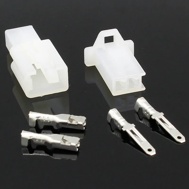 MR-262 2.8mm 2 Pin Kablosuz Otomobil Motor Elektrik Konnektör Kablo Pabucu