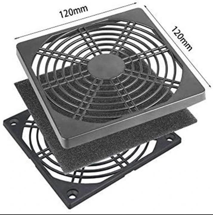 12CM FAN TOZ FİLİTRESİ 120X120MM TOZ FLİTRESİ