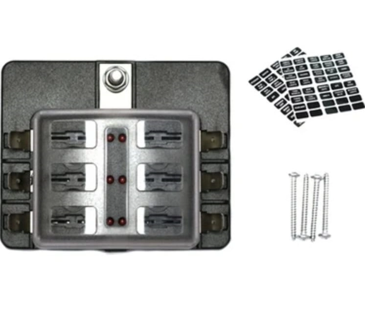 MR-276A-6 BLADE SİGORTA KUTUSU 6 LI LED İKAZ IŞIKLI